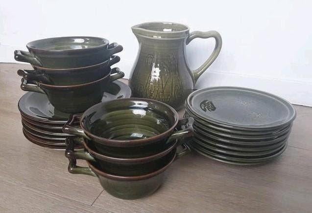 Servies Goedewaagen, groen, vanaf prijzen !!!, Ophalen of Verzenden