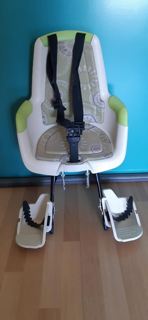 Bobike fietsstoeltje voorop, Fietsen en Brommers, Fietsaccessoires | Fietsstoeltjes, Ophalen, Voetsteuntjes, 0 t/m 18 kg, Bobike voorzitje