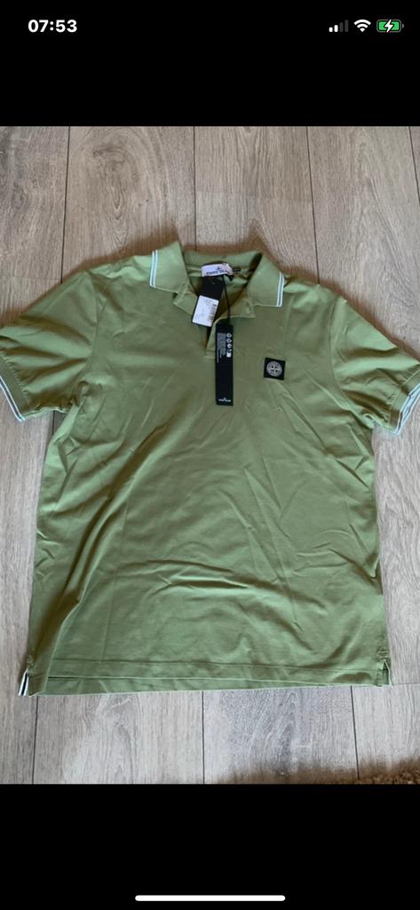 Herenpolo Stone Island, Kleding | Heren, Ophalen of Verzenden, Nieuw, Maat 56/58 (XL), Groen