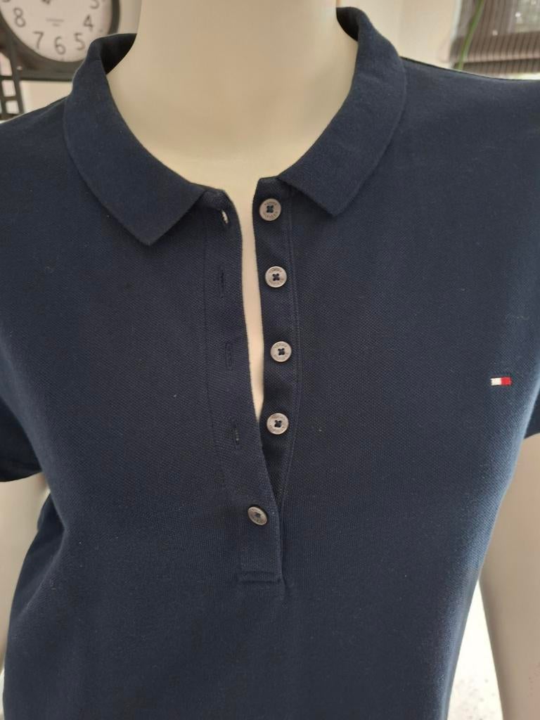 Tommy hilfiger dames polo xxxl 44 slim fit, Kleding | Dames, Blauw, Maat 42/44 (L), Ophalen of Verzenden, Zo goed als nieuw