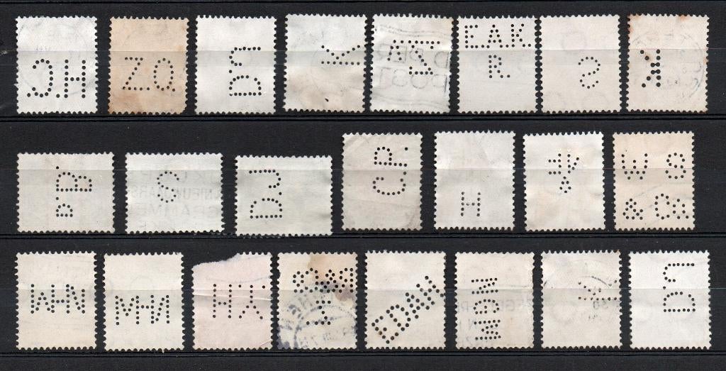 K439 perfins / firmaperfpraties, Ophalen of Verzenden