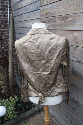 Jasje Caroline Biss goudkleur mt 44/L Vaste prijs OPRUIMING, Overige kleuren, Verzenden, Maat 42/44 (L), Zo goed als nieuw