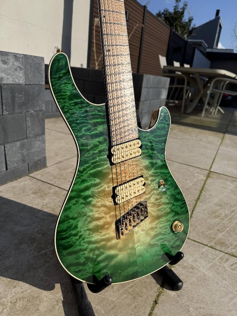 Mayones Regius 7 VF | Multiscale 7 String, Ophalen of Verzenden, Zo goed als nieuw, Solid body, Overige merken