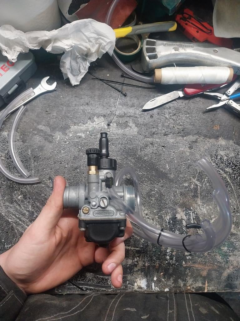 Dell'Orto 21 mm carburateur - Perfect voor scooters/brommers, Ophalen of Verzenden, Gebruikt, Carburateur, Dell'Orto