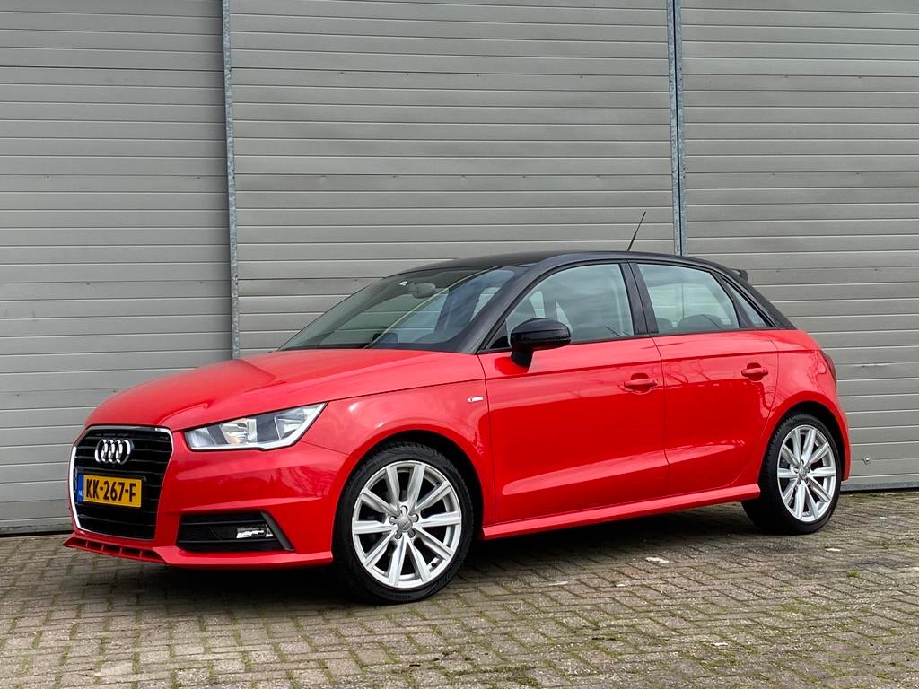 Audi A1 1.0 Tfsi 95pk S Line dsg pdc cruise Navi Bluetooth, Auto's, Stof, A1, 49 €/maand, Origineel Nederlands