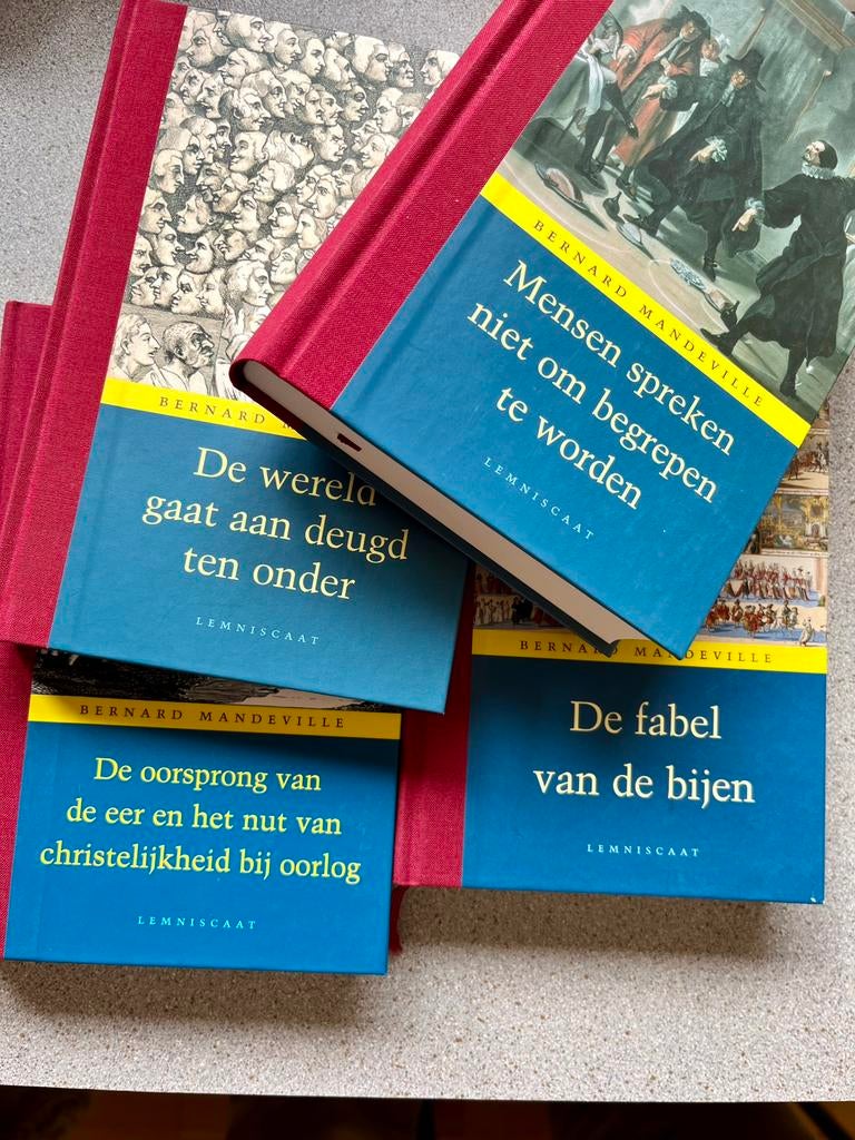 Bernard Mandeville - De fabel van de bijen, Ophalen of Verzenden, Zo goed als nieuw, Bernard Mandeville