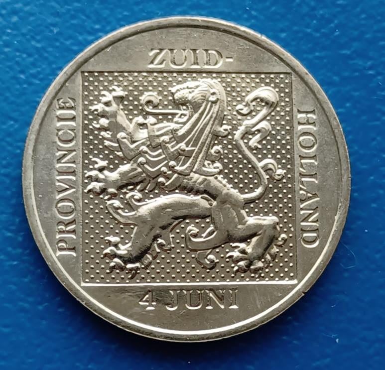 Provinciepenning Zuid-Holland PTT Post - 2002, Verzenden, Overige materialen, Nederland