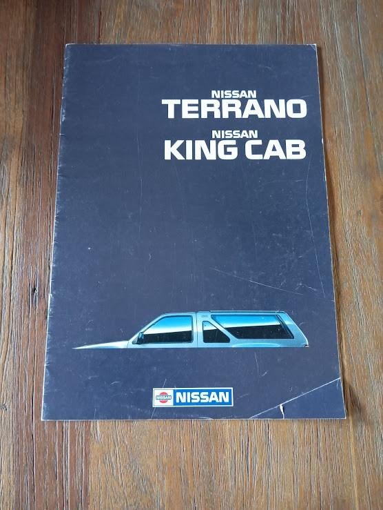 Nissan Terrano & King Cab 1985 16 pag., Verzenden, Zo goed als nieuw, Nissan