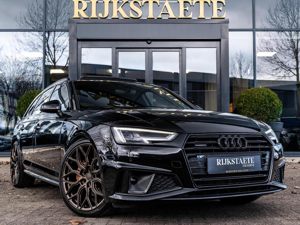 Audi A4 Avant 2.0 TDI Quattro S-line|RS STOELEN|PANO|VOSSEN, Auto's, Automaat, Euro 6, A4, Zwart