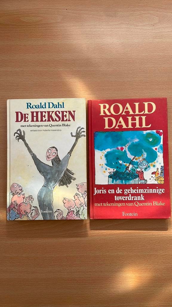 Roald Dahl Joris en de geheimzinnige toverdrank De Heksen, Ophalen of Verzenden, Zo goed als nieuw, Fictie algemeen