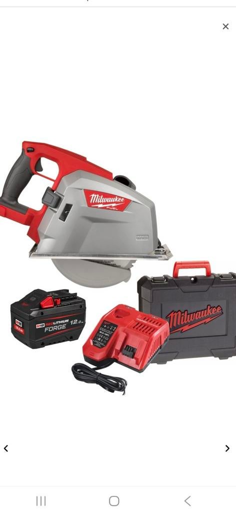 Milwaukee M18 FMCS66-121C FUEL metaalcirkelzaag, Ophalen of Verzenden
