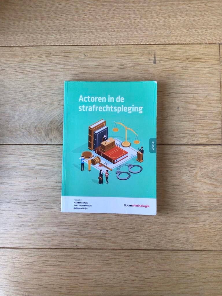 Actoren in de strafrechtspleging 4e druk, Boeken, Ophalen of Verzenden, Gamma, Gelezen, WO