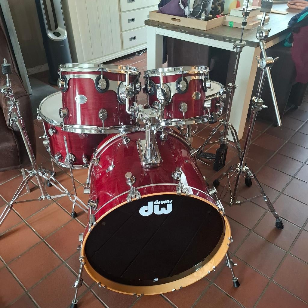 Compleet dw performance drumstel met dw hardware, Muziek en Instrumenten, Ophalen, Zo goed als nieuw, Drums of Percussie
