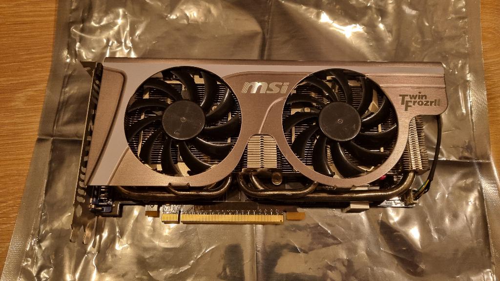 MSI Geforce GTX560 Ti Twin Frozr II GTX videokaart Nvdia, Computers en Software, Videokaarten, PCI-Express 3, Gebruikt, Ophalen of Verzenden