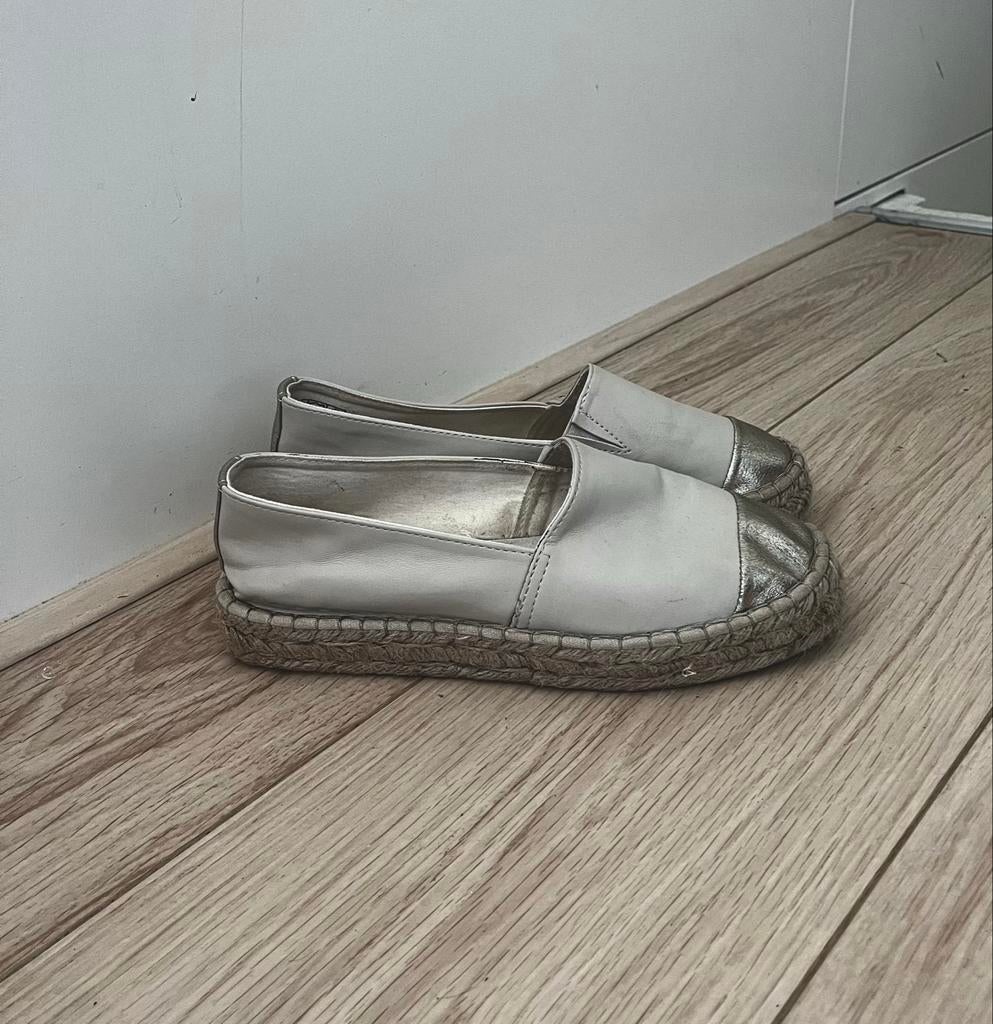 Beige ecru  beige schoen  / trui vest Pauw 38/ tas, Ophalen of Verzenden, Gedragen, Maat 38/40 (M), Beige