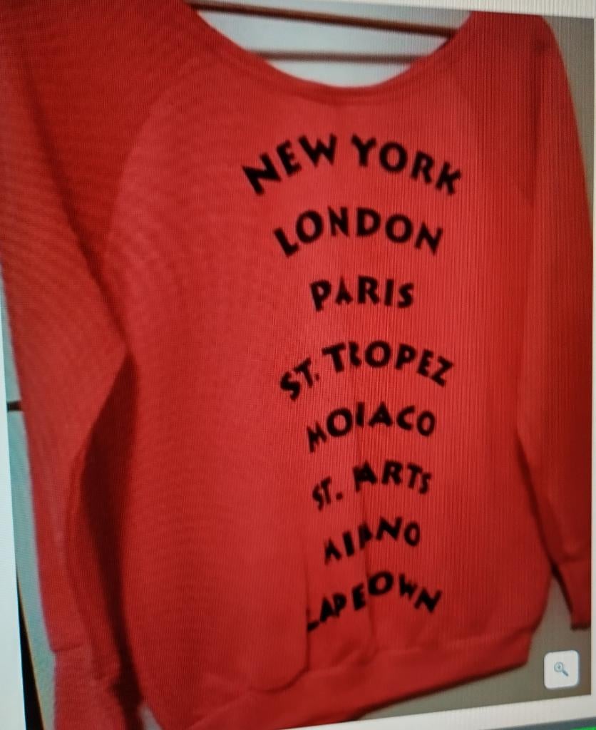 Sweater nieuw, Verzenden, Maat 42/44 (L), Nieuw, Oranje