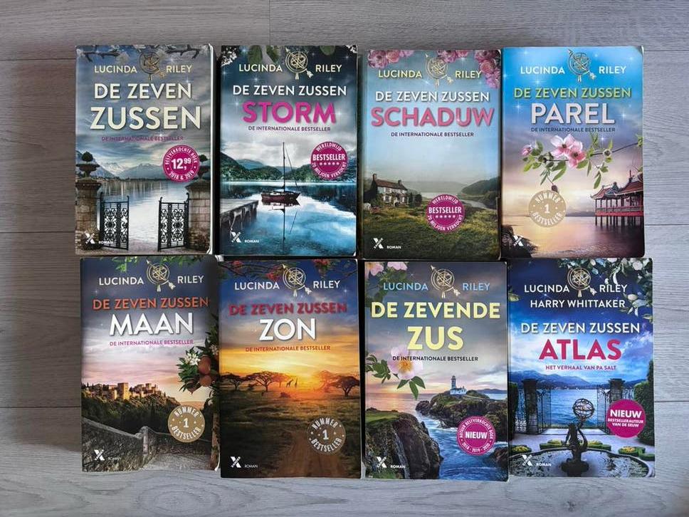 Complete zeven zussen boekenserie, Ophalen of Verzenden, Gelezen