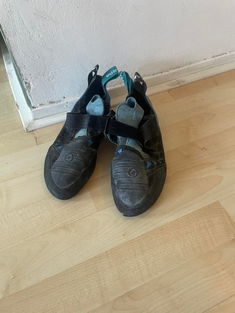 Scarpa instinct VSR klimschoenen - 45, Sport en Fitness, Klimsport, Ophalen of Verzenden, Gebruikt, Klimsportschoenen