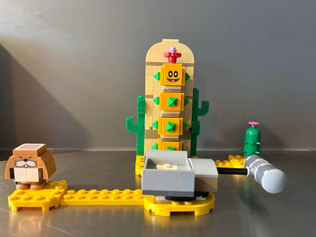 Lego Super Mario Desert Pokey uitbreidingsset 71363, Ophalen of Verzenden, Zo goed als nieuw, Complete set, Lego