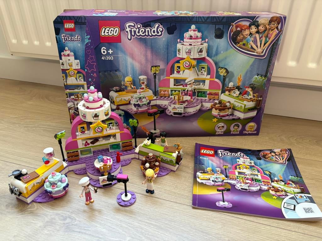 Lego friends bakwedstrijd 41393, Ophalen of Verzenden, Zo goed als nieuw