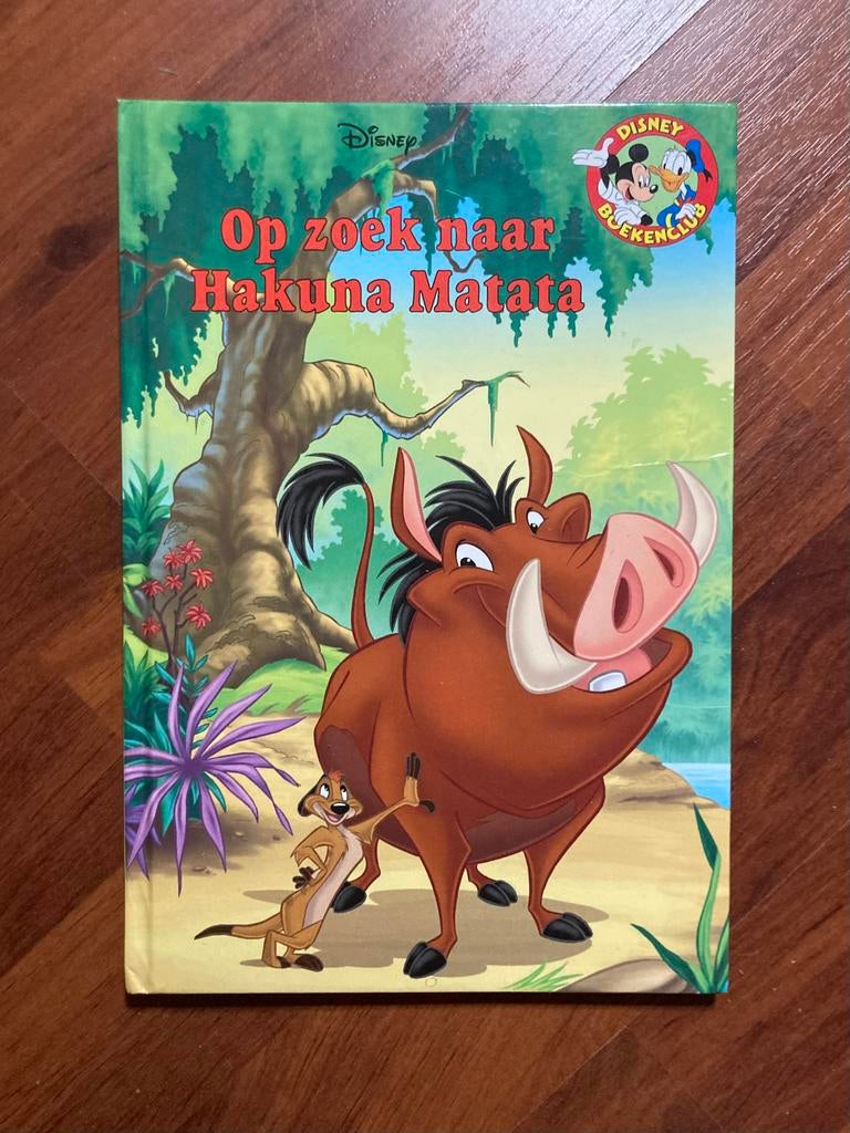 Disney boek: Op zoek naar Hakuna Matata, Ophalen of Verzenden, Zo goed als nieuw, Sprookjes