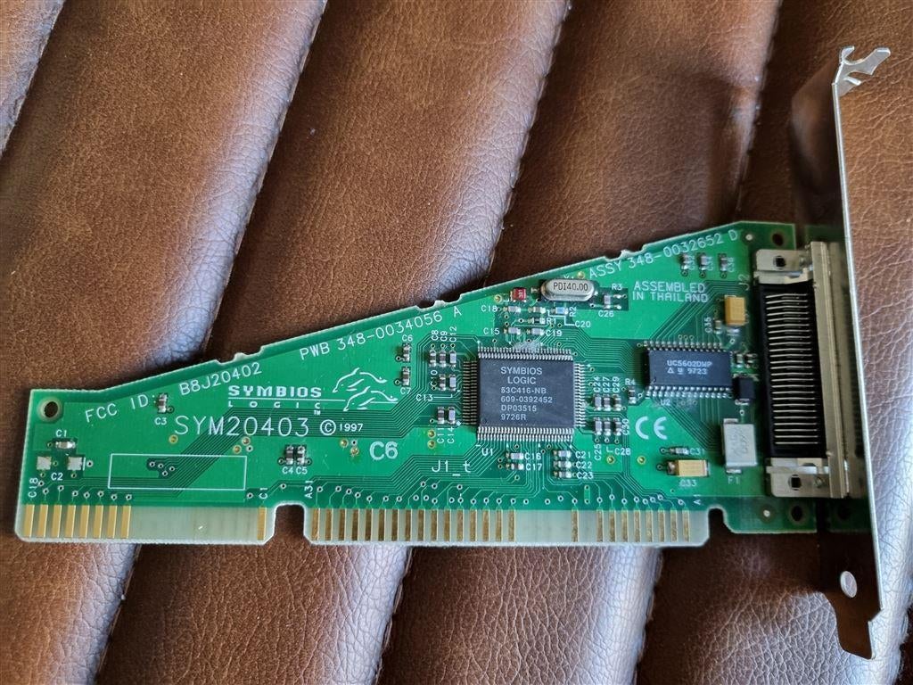 Symbios Logic ISA 50-pin SCSI controller card -> SYM20403, Computers en Software, Ophalen of Verzenden, Nieuw