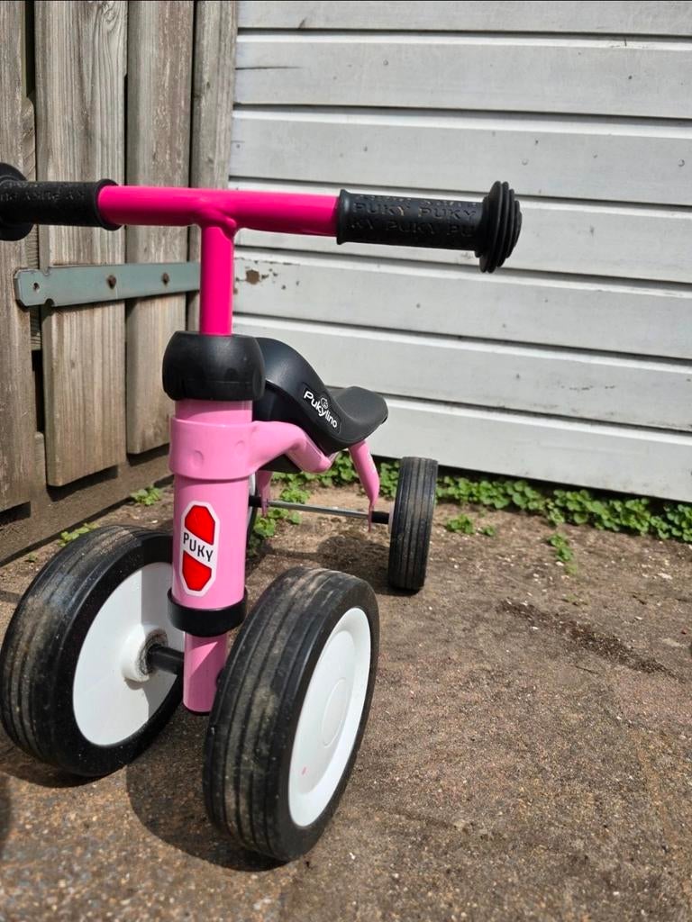 Puky Pukylino loopfiets roze, Ophalen of Verzenden, Zo goed als nieuw, Loopfiets
