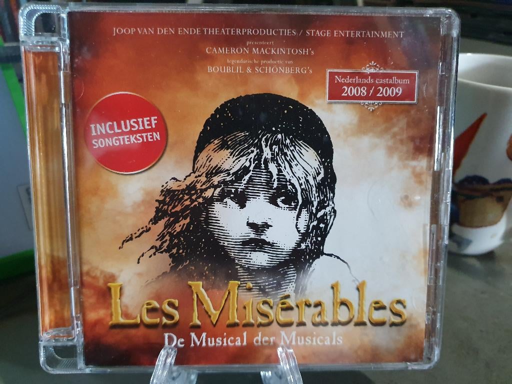 LES MISERABLES = DE MUSICAL DER MUSICALS NEDERLANDS CAST CD, Ophalen, Zo goed als nieuw