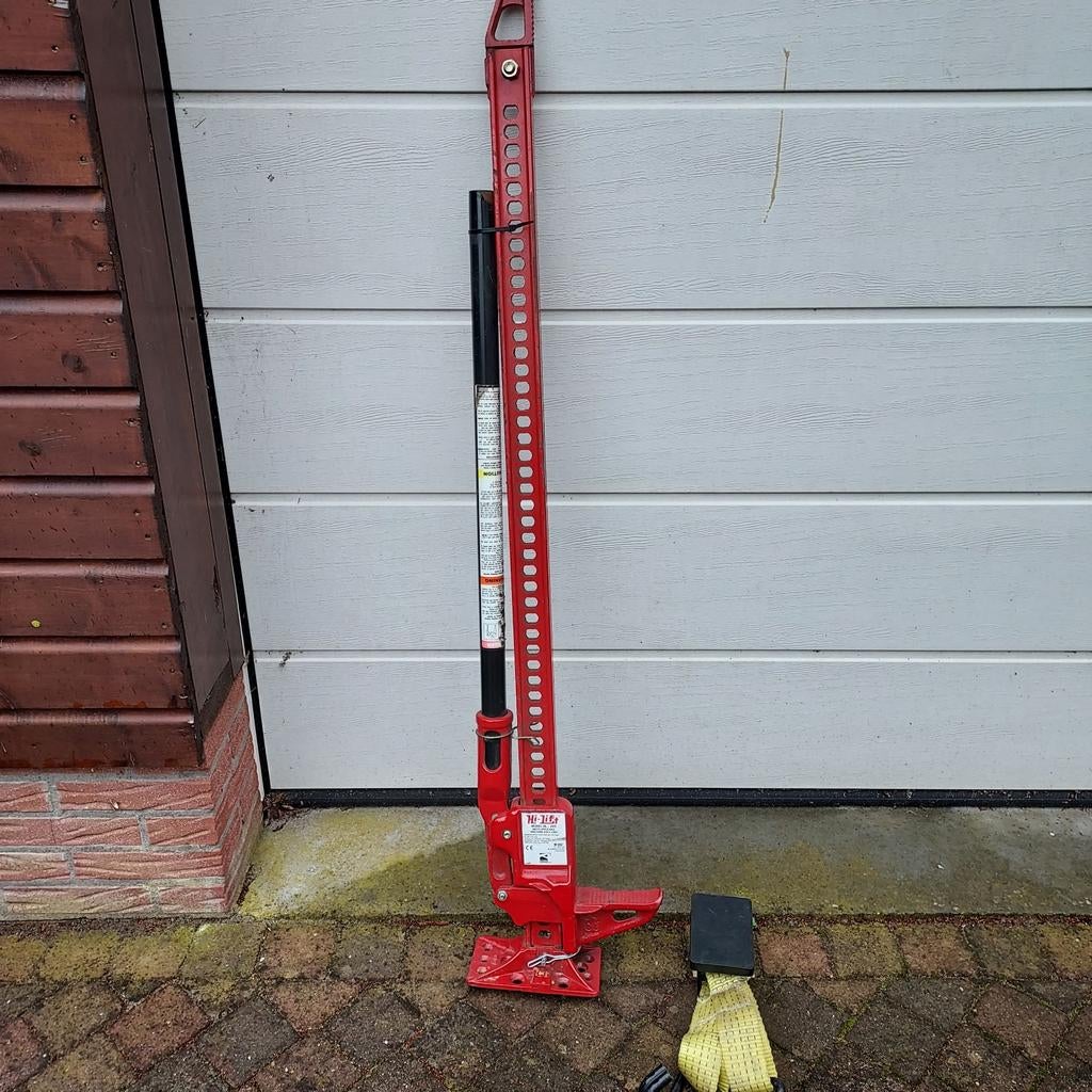Hi-Lift Krik met Lift Mate voor 4x4 en verhoogde voertuigen, Ophalen, Gebruikt, Mechanisch, Potkrik
