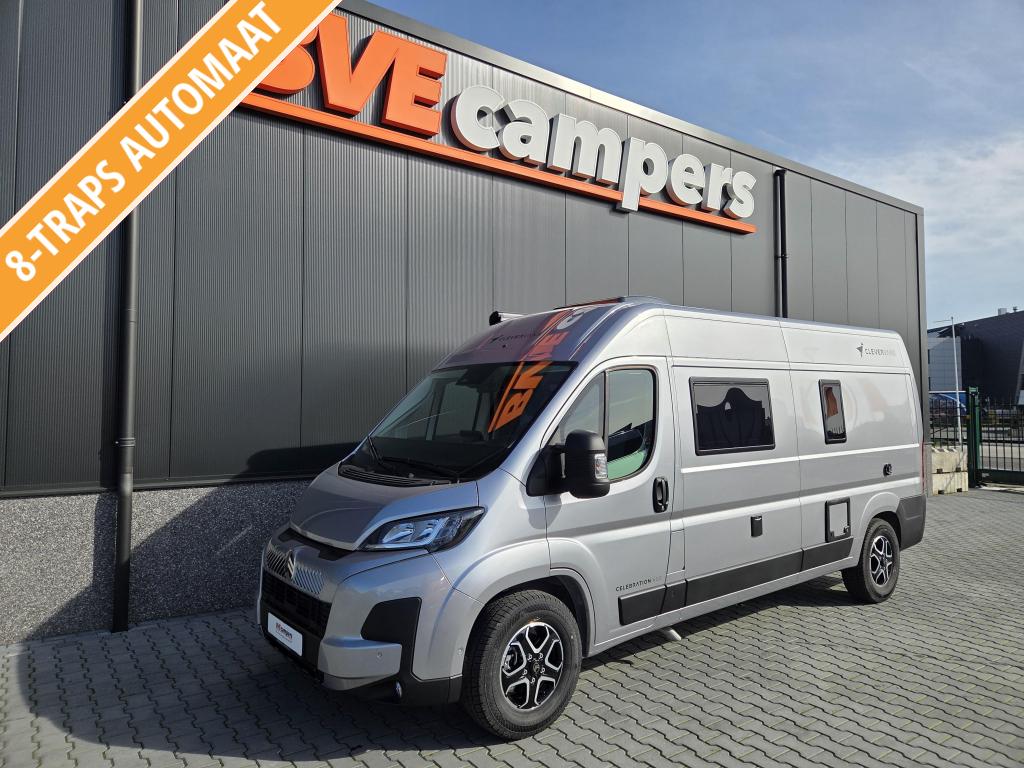 Clever Celebration 600 Automaat - Groot werkblad, Caravans en Kamperen, Campers, Buscamper of Camperbus, Verwarmde buitenspiegels