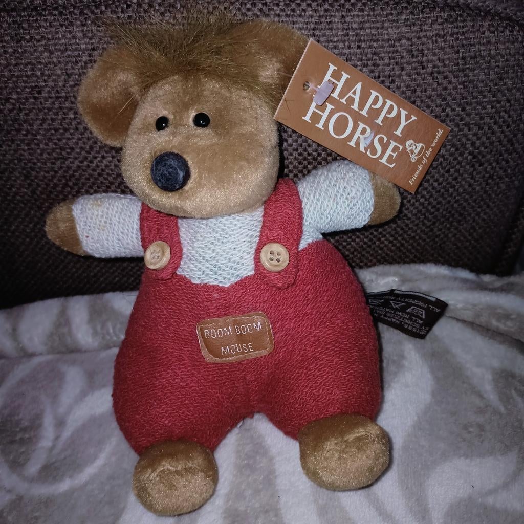 Vintage happy horse boom boom mouse, 1996., Muis, Happy Horse, Nieuw, Ophalen of Verzenden