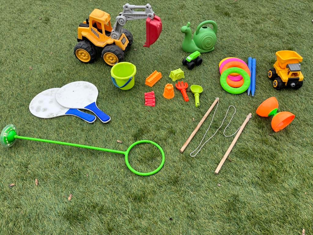 Buitenspeelgoed graafmachine, zandbak spul, Kinderen en Baby's, Speelgoed | Buiten | Los speelgoed, Ophalen of Verzenden, Gebruikt