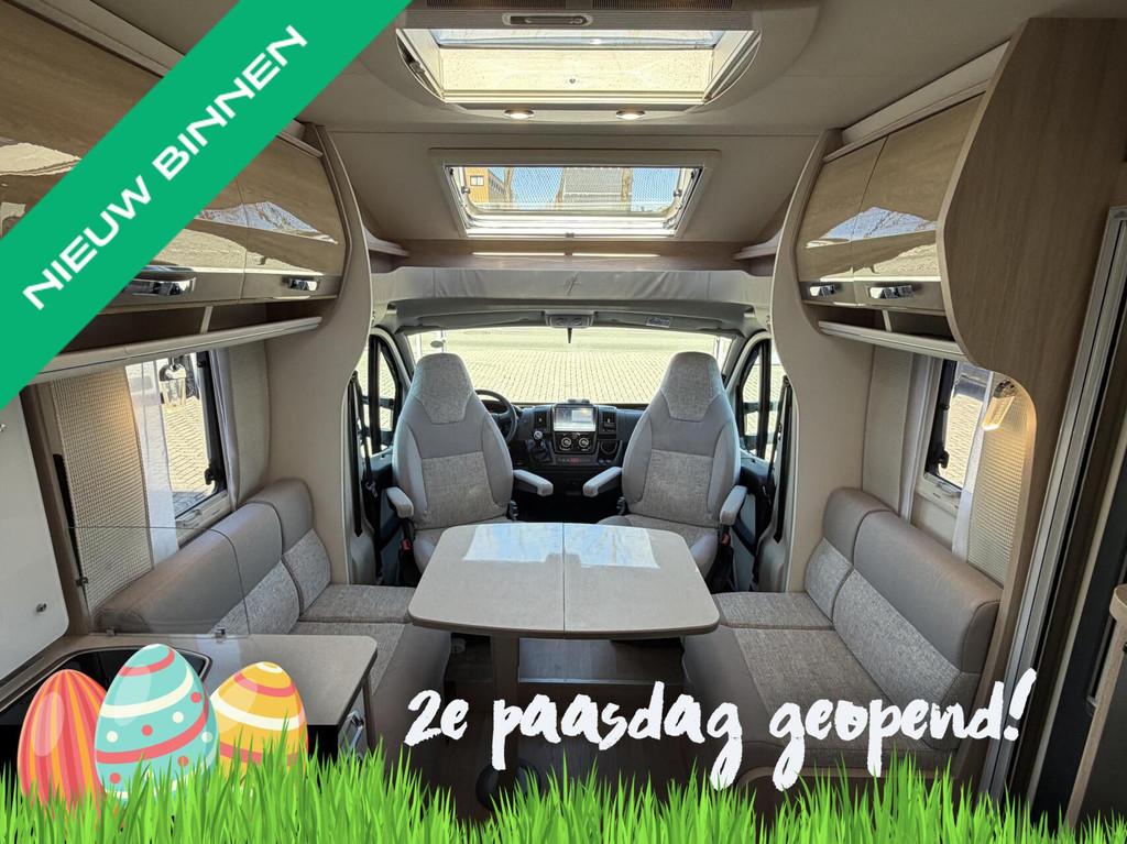 Rapido 686 F Euro6 Queensbed 2X Airco Zonnepaneel Luifel Fie, 7 tot 8 meter, Bedrijf, Elektrische ramen, Rapido