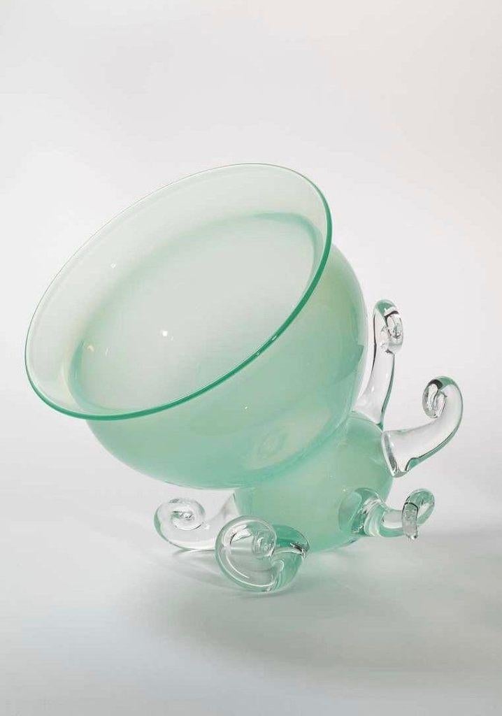 Neil Wilkin, Uniek glazen object, octopus, 1994, Ophalen