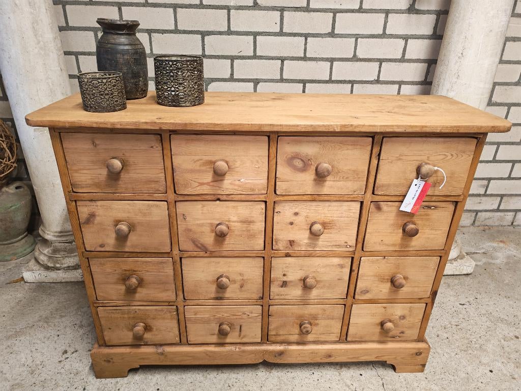 Sobere Oude Ladekast, Ophalen, Gebruikt, 5 laden of meer, 50 tot 100 cm