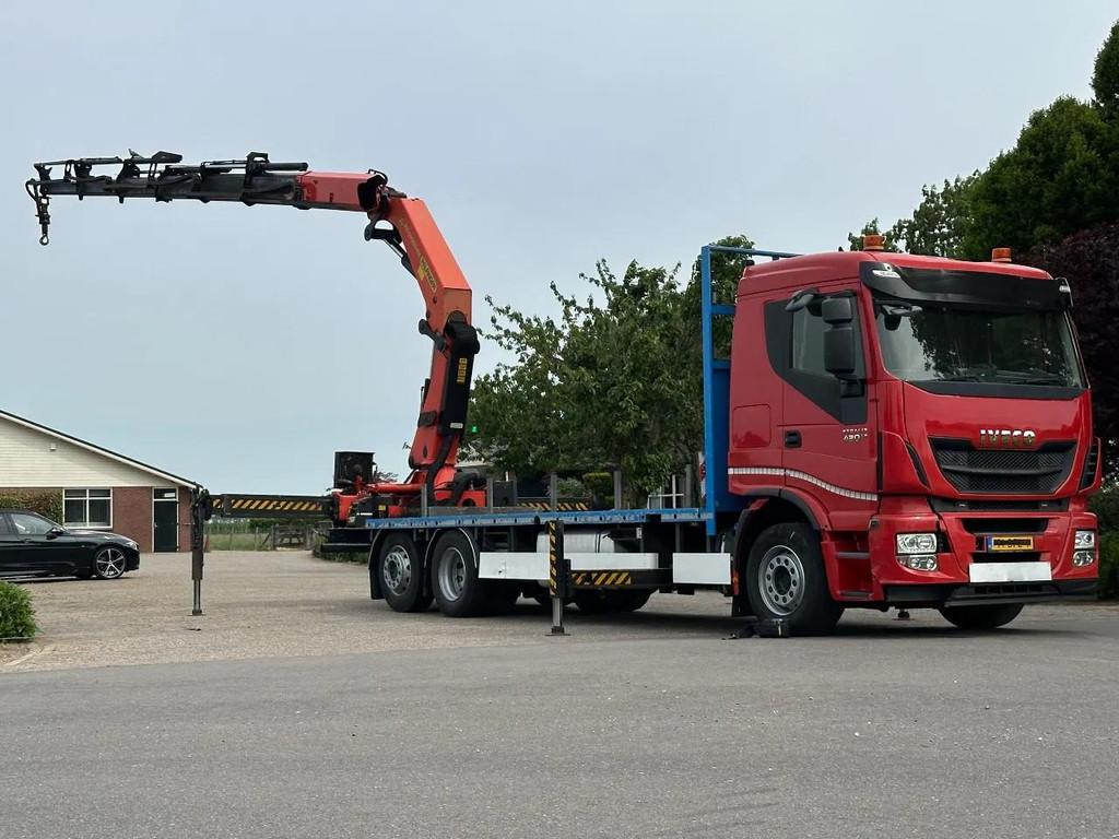 Iveco Stralis 420 !KRAAN/CRANE/GRUE/ Palfinger 42TM! RADIO R, Automaat, Euro 6, Iveco, Origineel Nederlands
