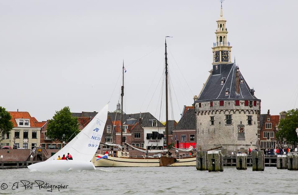 Etchells open zeilboot, Watersport en Boten, Ophalen, Geen motor, Overige typen, Zo goed als nieuw