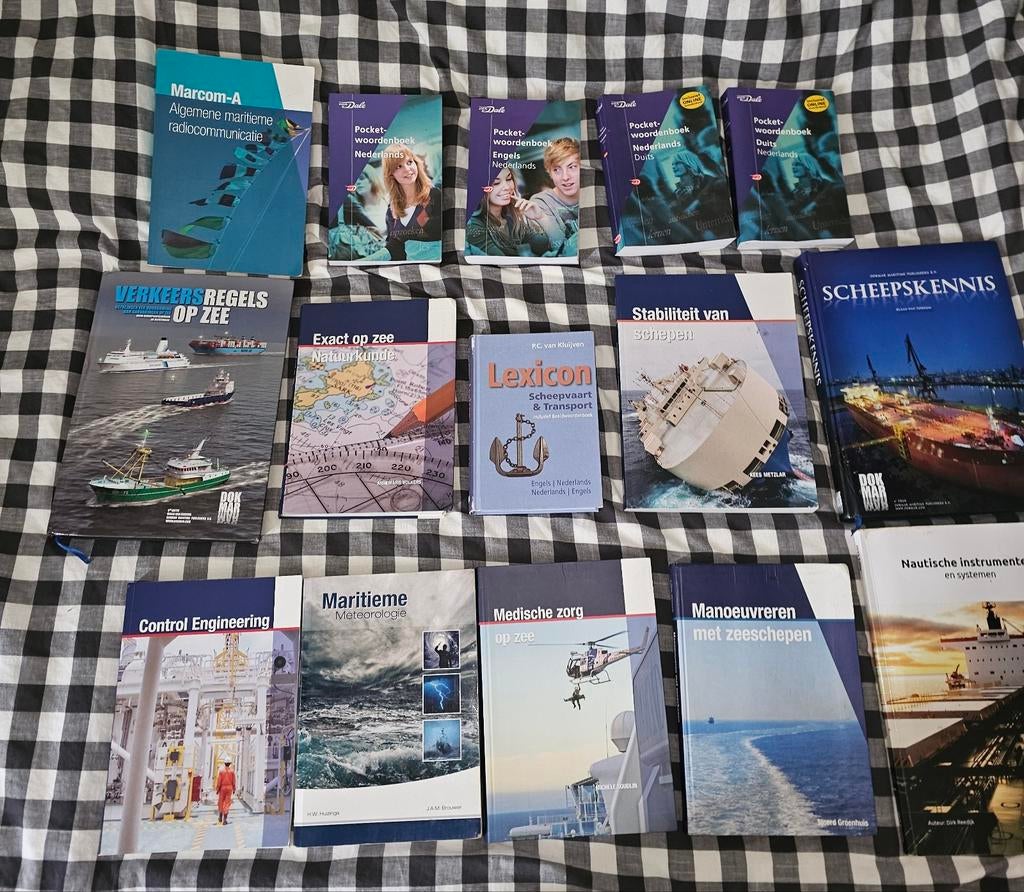 Maritiem officier alle schepen lesboeken/leerboeken, Boeken, Ophalen, Beta, Gelezen, MBO