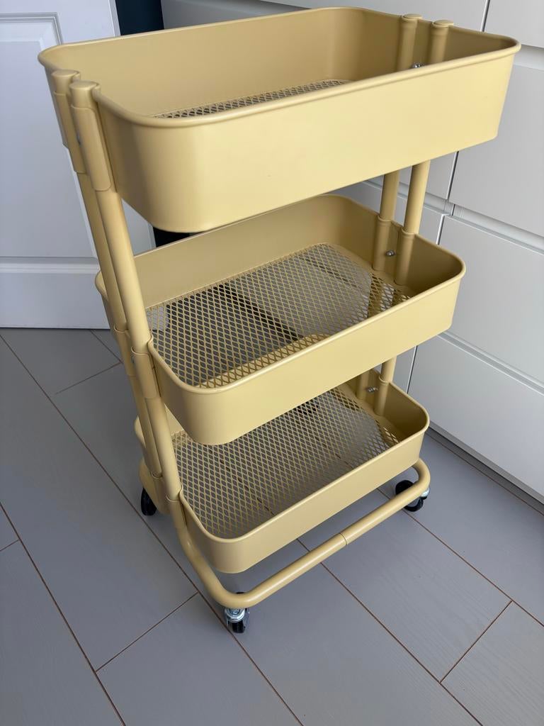 Ikea trolly, stalen uitvoering, Ophalen, Zo goed als nieuw