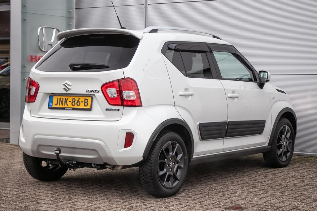 Suzuki Ignis 1.2 Smart Hybrid Style Afn. trekhaak | Cruise |, Auto's, Suzuki, Stof, Gebruikt, Zwart, 4 cilinders