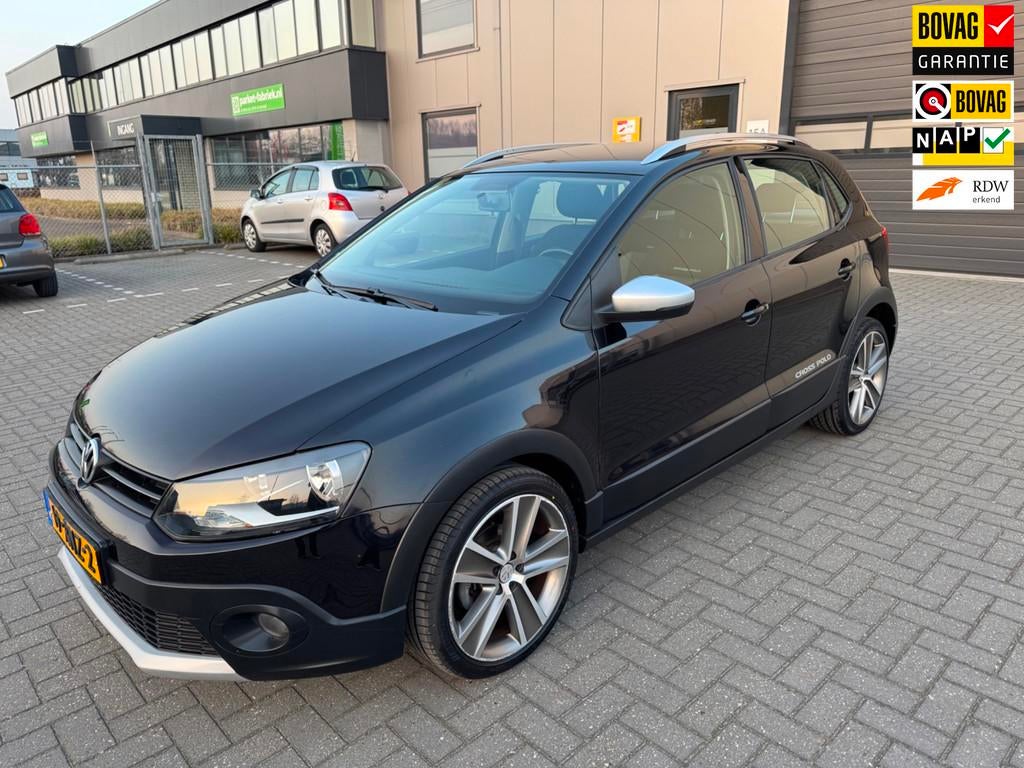 Volkswagen Polo 1.2 TSI Cross, Voorwielaandrijving, Zwart, Origineel Nederlands, Handgeschakeld