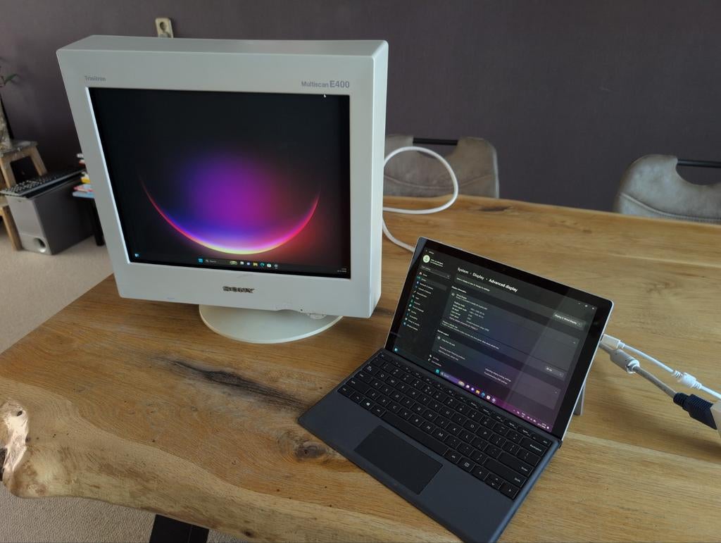 Sony Trinitron Multiscan E400 CRT Monitor, Computers en Software, Monitoren, Gebruikt, 101 t/m 150 Hz, Minder dan 1 ms, Overige typen