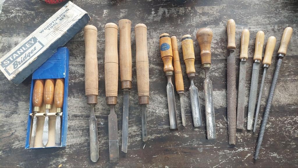 Hout gutsen stanley ,handschaaf stanley ,houtbeitels vijlen, Ophalen of Verzenden