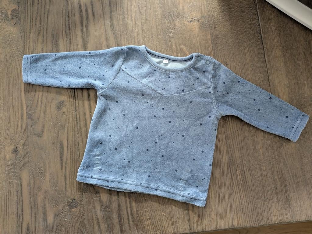 Blauw Zeeman shirtje maat 68, Zeeman, Ophalen of Verzenden, Zo goed als nieuw, Jongetje