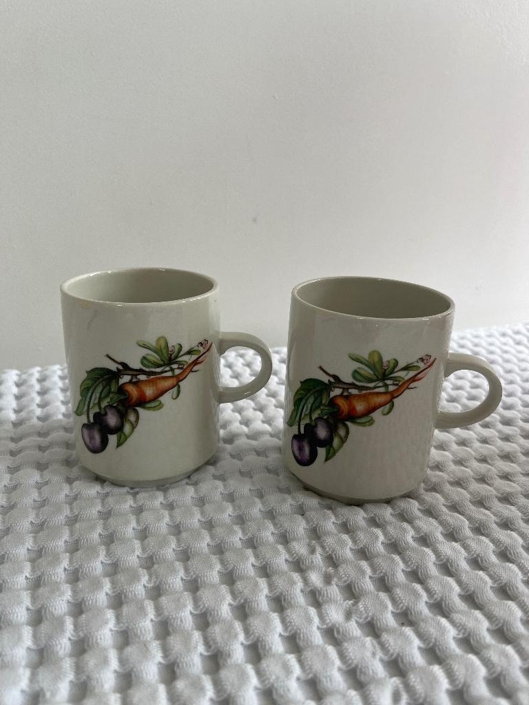 Villeroy & Boch bekers samenprijs (5), Ophalen of Verzenden, Zo goed als nieuw, Overige stijlen, Kop(pen) en/of Schotel(s)