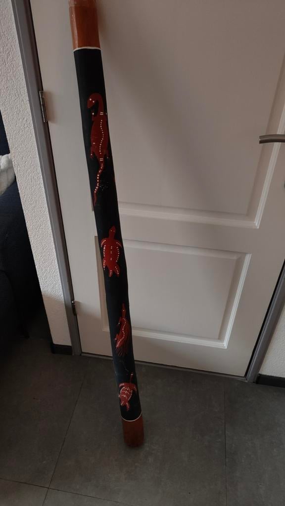Authentieke Australische Didgeridoo met Aboriginal Kunst, Muziek en Instrumenten, Blaasinstrumenten | Didgeridoos, Ophalen