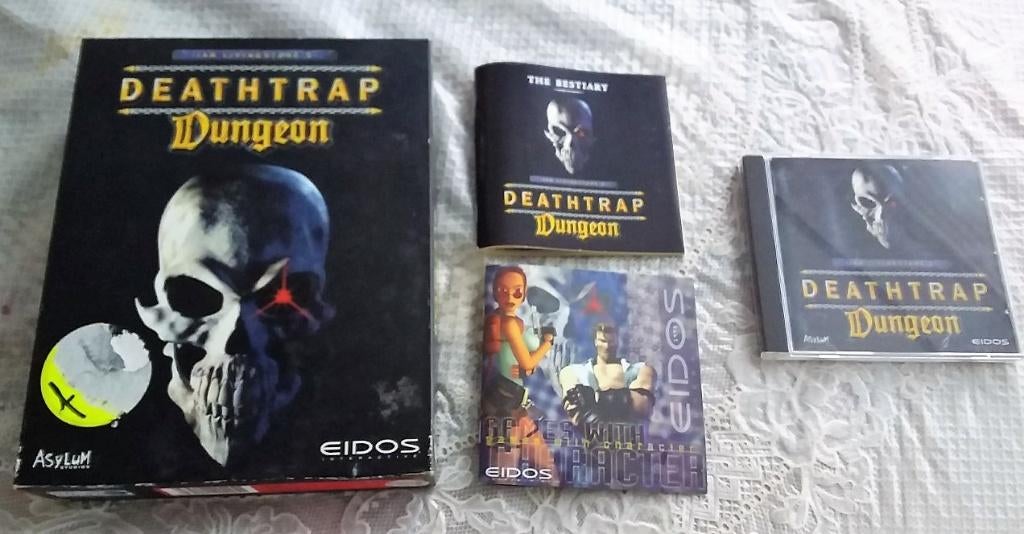 Deathtrap Dungeon Game CD in Bigbox, Avontuur en Actie, Gebruikt, 1 speler, Eén computer