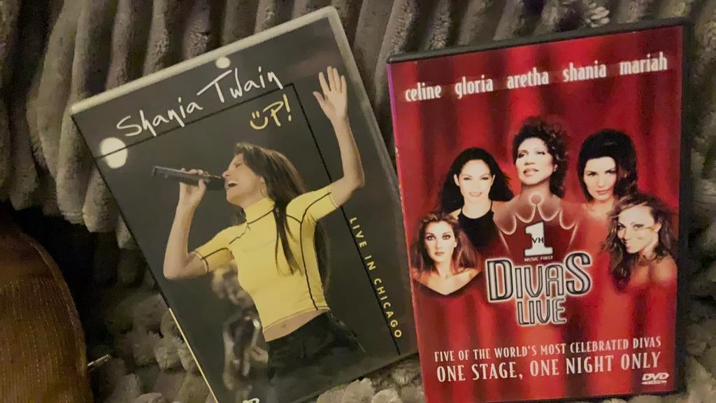 Shania Twain Up live & divas live muziekdvds, Alle leeftijden, Ophalen of Verzenden, Zo goed als nieuw, Muziek en Concerten