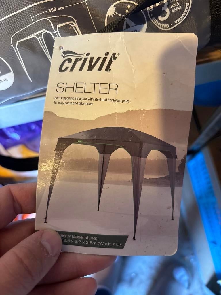 Crivit Shelter - Ongeopend en als nieuw!, Ophalen of Verzenden, Nieuw
