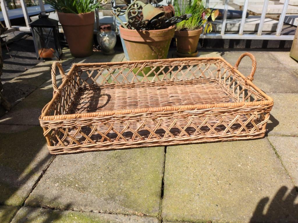 Riviera Maison mand, Huis en Inrichting, Ophalen, Gebruikt, Mand, Riet
